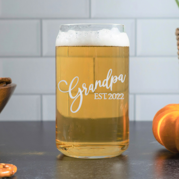 Family Ties | Personalized 16oz Beer Can Glass